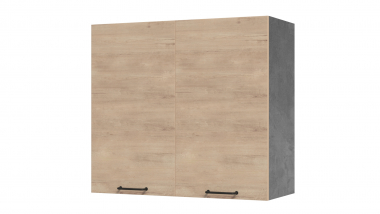 Шкаф кухонный настенный 2-х дв. с полкой 800 мм. (Лофт)